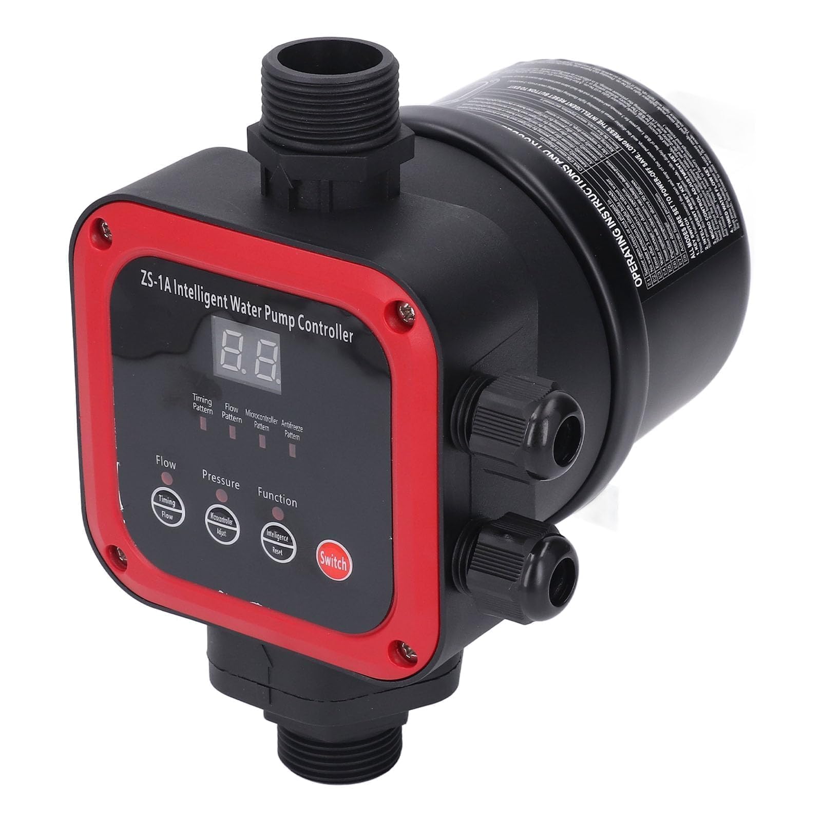 SUNGOOYUE Controlador de Bomba de Agua Inteligente, Regulador de Presión 2.2KW 220V para Casa, Protección Antiseca y Anticongelante, Fácil Instalación