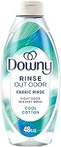Downy Rinse & Refresh Laundry Odor Remover And Fabric Softener, Cool Cotton, 48 Fl Oz, HE Compatible Laundry Sanitizer, Safe On All Fabrics, Downy Fabric Softener, Liquid Fabric Softener
