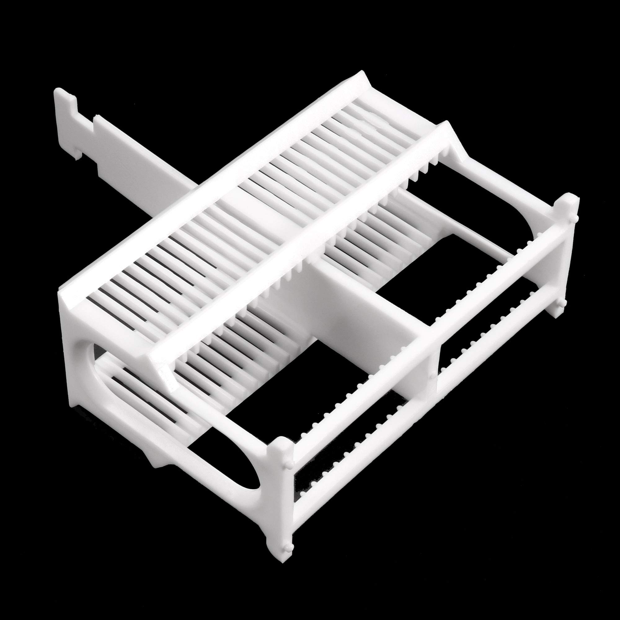 Microscope Slides Rack Uxcell 24-Position Microscope Slide Rack – Gray ...