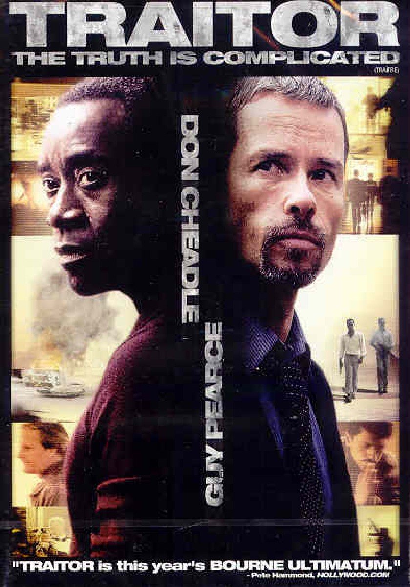 Película Traitor DVD thriller de espionaje con Don Cheadle y Guy Pearce