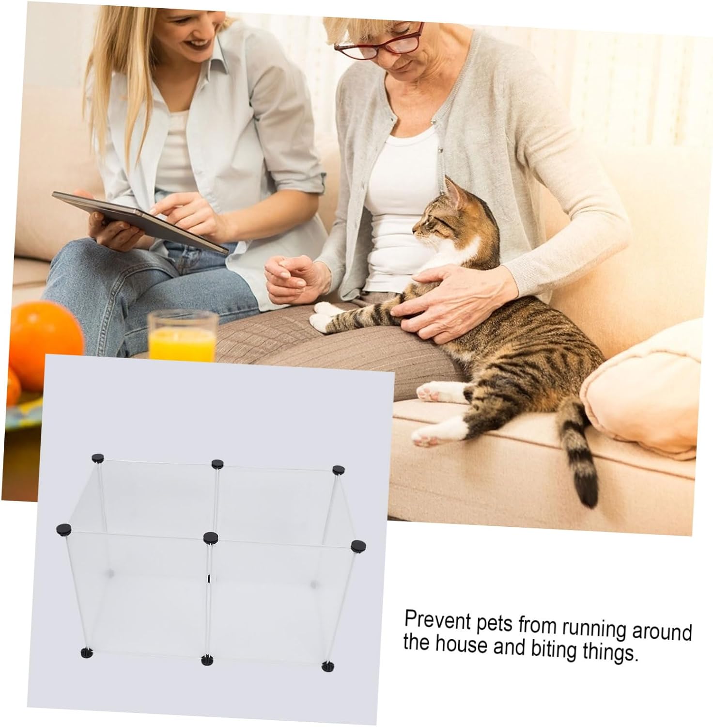 BESPORTBLE Animal Fence Mini Hedgehog Cage Easy to Assemble Pet Safety Barrier for Outdoor Play