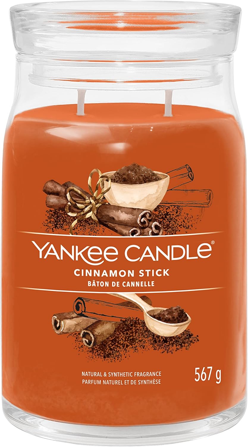 Yankee Candle Signature Scented Candle Cinnamon Stick Large Jar