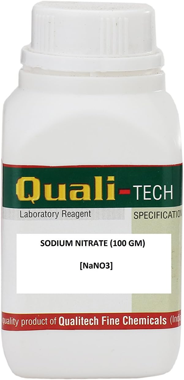 Microtroniks Quali-Tech Sodium Nitrate, 100 g, NaNO3, CAS: 7631-99-4