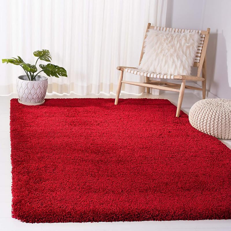 Image of zia carpets Cozy Soft Shaggy Non Slip Carpet for Home Decor Aesthetic Rugs with 2.5 inch Thikness Size 5x7 feet