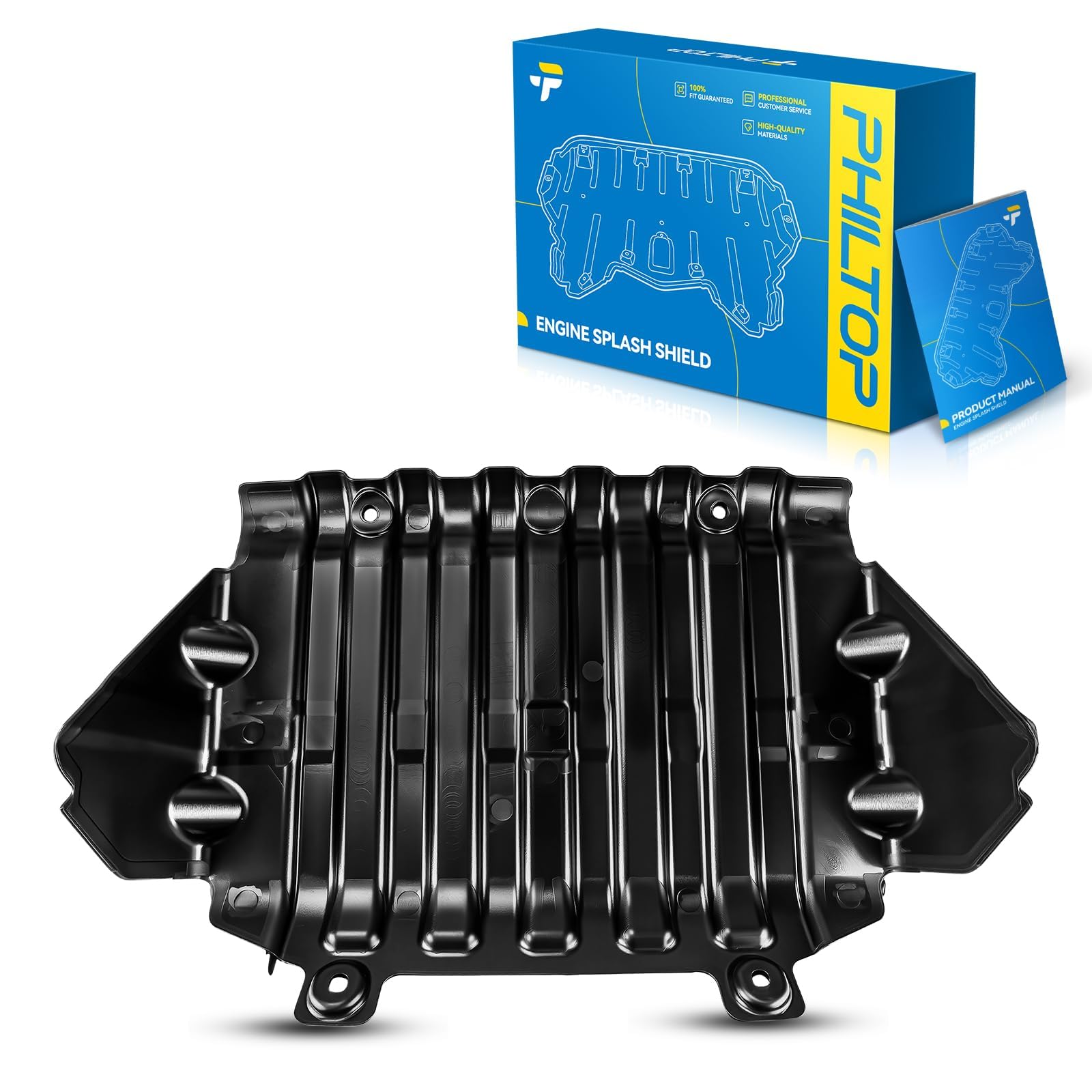 PHILTOP Engine Splash Shield fit for 2007-2013 Chevrolet Silverado 1500
