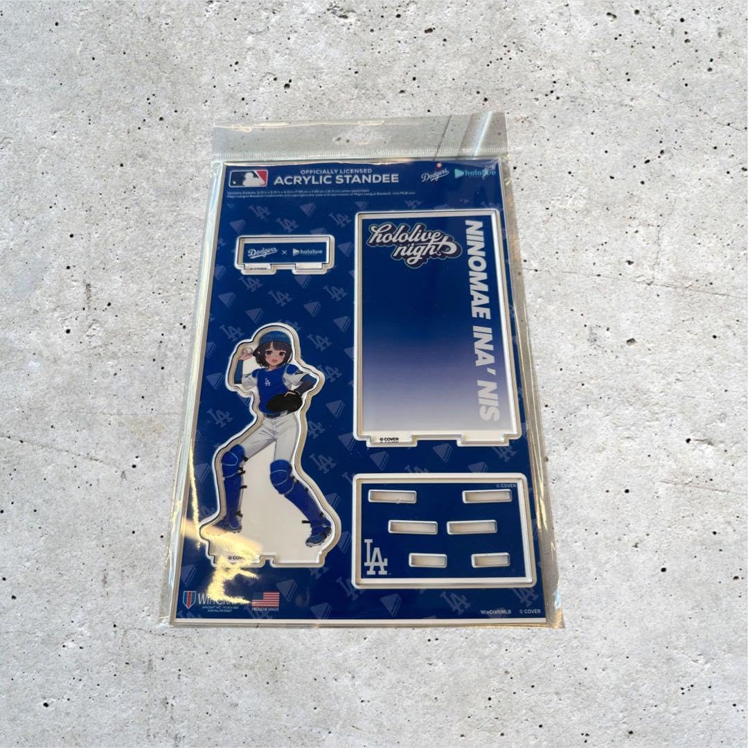 ホロライブ ドジャース コラボ アクリルスタンド にのまえいなにす ホロライブ ドジャース コラボ アクリルスタンド にのまえいなにす
