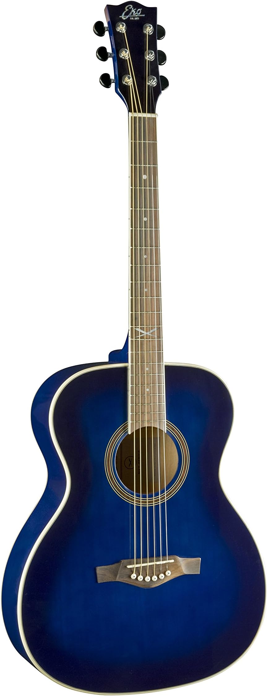 Eko NXT 018 Blue Sunburst Folk size acoustic guitar