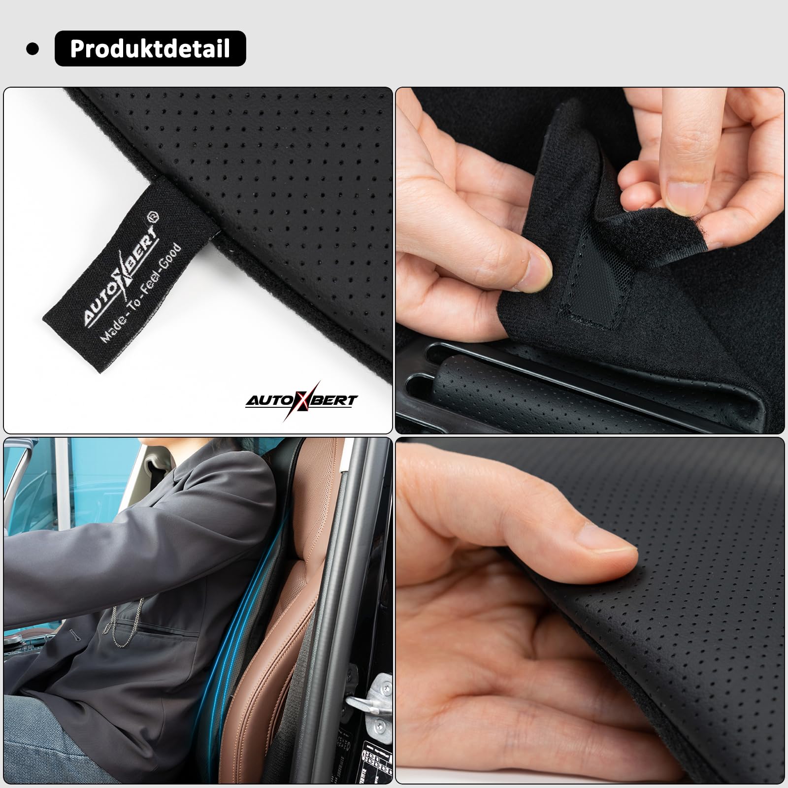 Lendenwirbelkissen Auto Aufblasbare Rückenstütze, Luftbewegungs-Rückenkissen Ergonomisches Tragbare Lordosenstütze Rückenstützkissen für Autositze, 87x31.5cm