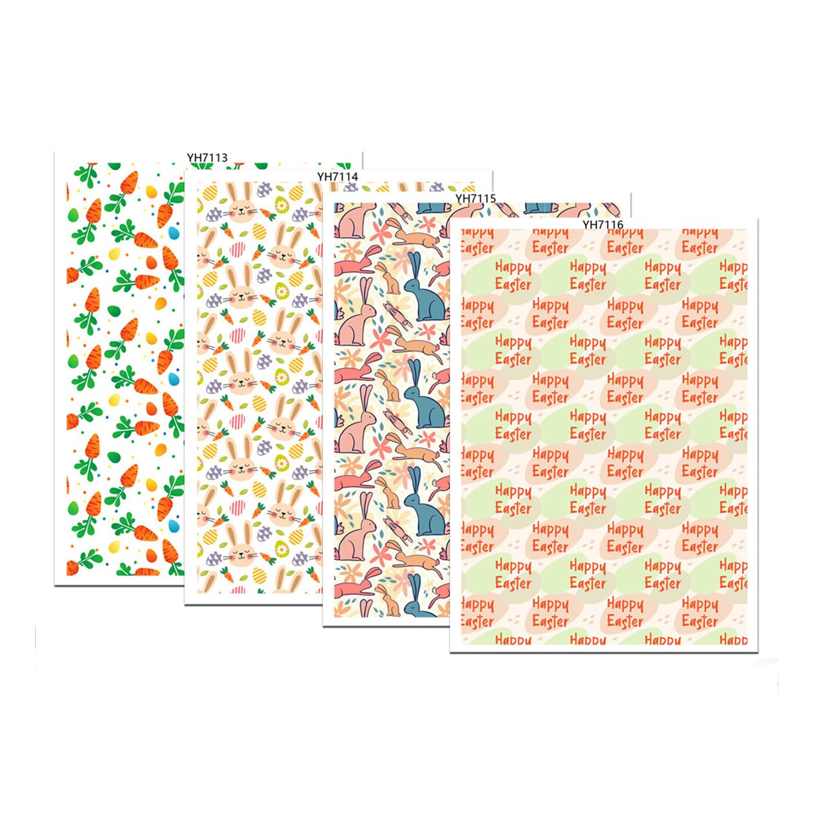 4 Sheets Flower Transfer Paper Sticker for Clay, Paper, Floral Sheets for Earring Making Pottery Earrings Sticker