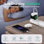 Pour Apple Watch Charger, 20W Double port USB C Wall Charger Plug Bloc de charge rapide pour iPhone, Chargeur de voyage pour iWatch Series Ultra10/9/8/7,Compatible avec iPhone 15/14/13 Series, blanc
