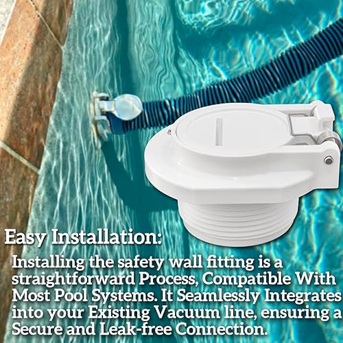 Miniatura 2 de Reemplazo de la cubierta de la succión de la piscina para Hayward, Zo-diac, Pen-tair GW9530 Vac Puerto Snap-Lock Montaje en pared Piezas de piscina