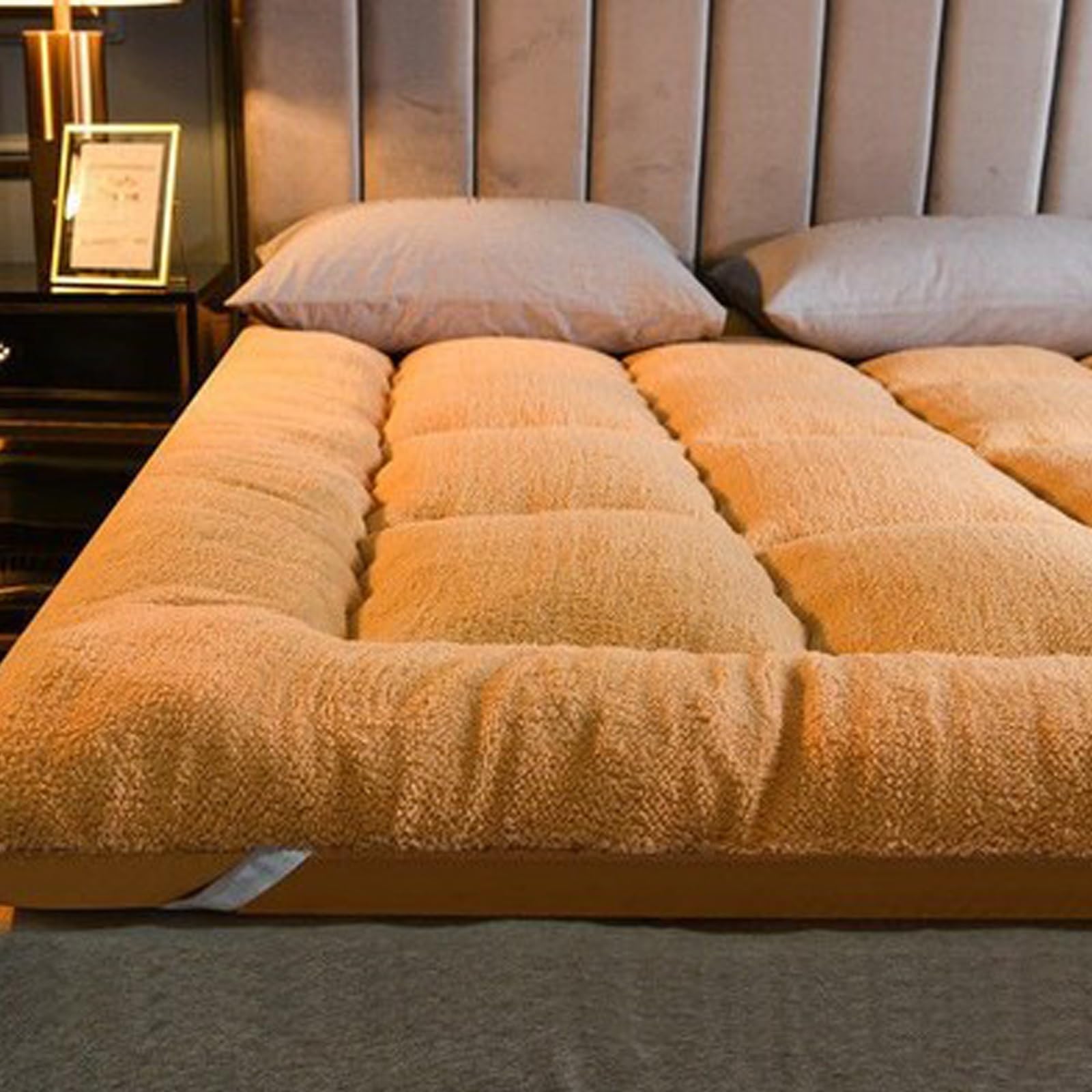 Matelas portable à trois volets – Design pliable pour dormir au sol, idéal pour les voyages et les hébergements d'invités, solution confortable et peu encombrante