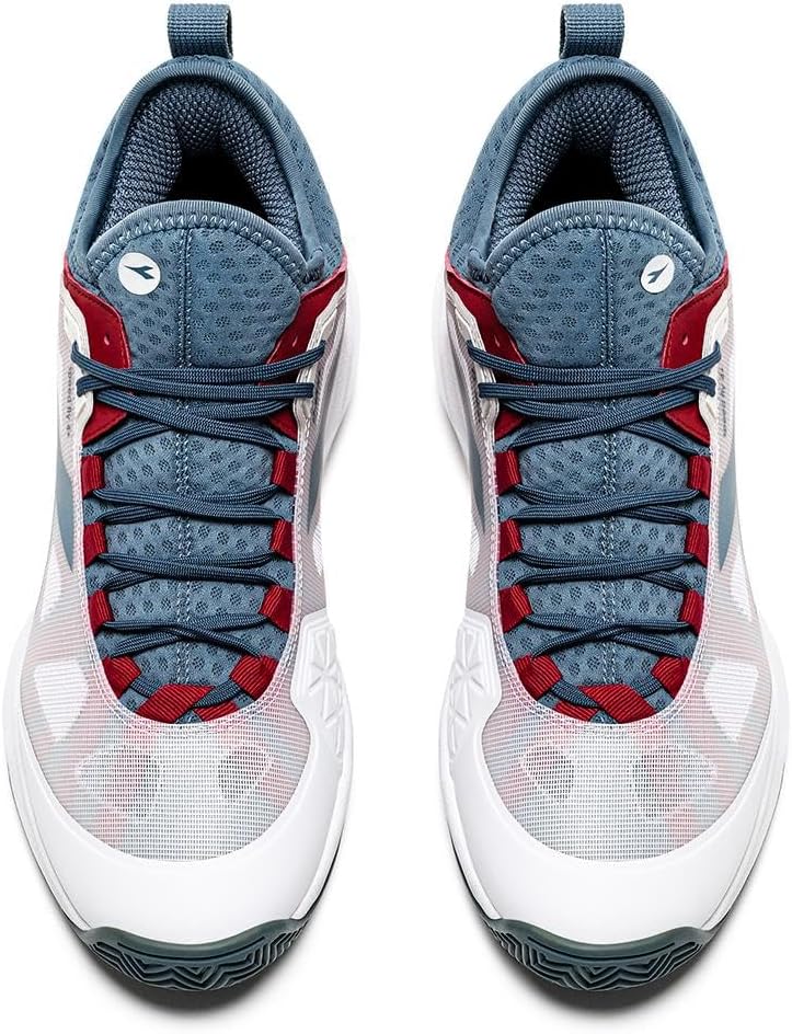 Diadora Speed Blushield Fly 4 + Clay Men Shoes (White/Oceanview/Salsa) (White/Oceanview/Salsa, US Footwear Size System, Adult, Men, Numeric, Medium, 12) - Image 4