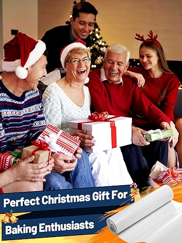 Miniatura 7 de Rollo de silicona para hornear de 12 pulgadas x 8 pies, cortado a cualquier tamaño, hoja de silicona de grado alimenticio grande resistente al calor