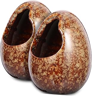 BUGUUYO 2pcs Fish and Shrimp House Breeding Tank Fish Tank Hideout Cave Betta Hideout Cave Cava Ceramic Fish Cave Tabletop Accessories Landscaping Fish Cave Desktop Ceramics Animal Skin