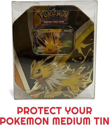 Vista 23 de EVORETRO Estuche protector de almacenamiento para Pokemon caja de refuerzo japonesa pequeña – Paquete de 5 vitrinas de plástico de 0.020 in