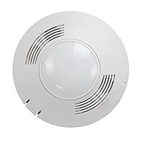 Vista 1 de Cooper Controls OAC-DT-2000-R Sensor de techo MicroSet con BAS y sensor de luz diurna, tecnología dual (infrarrojo pasivo y ultrasónico), 32 kHz