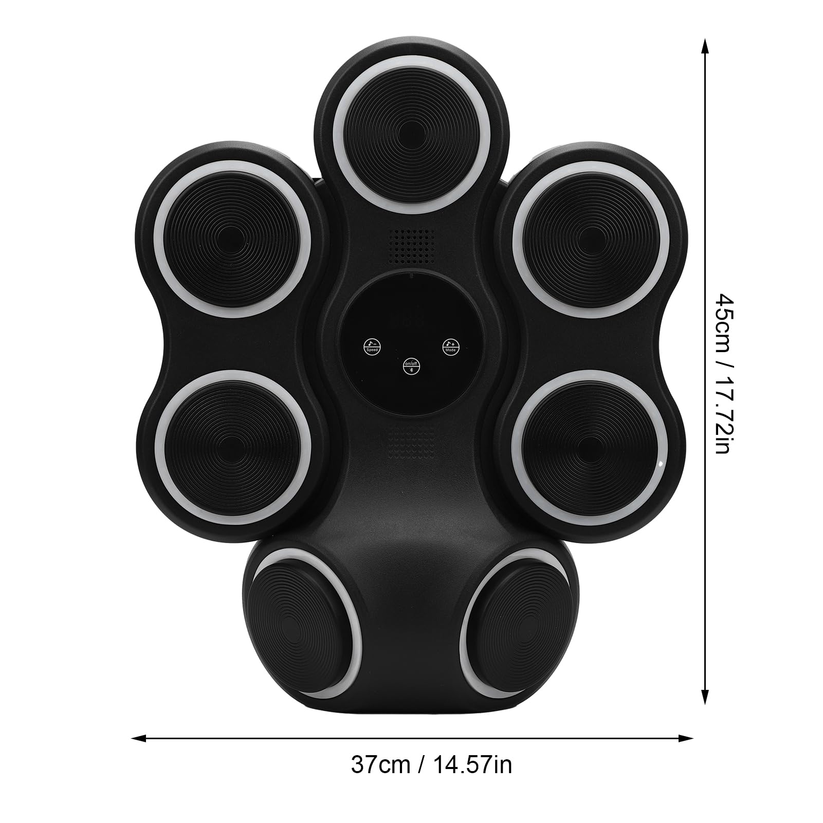 Dpofirs Bersaglio da Parete Professionale per Macchina da Boxe Musicale Intelligente, Allenatore Elettronico di Punzonatura Bluetooth, Attrezzatura per Allenamento di Boxe per Allenamento Fitness a