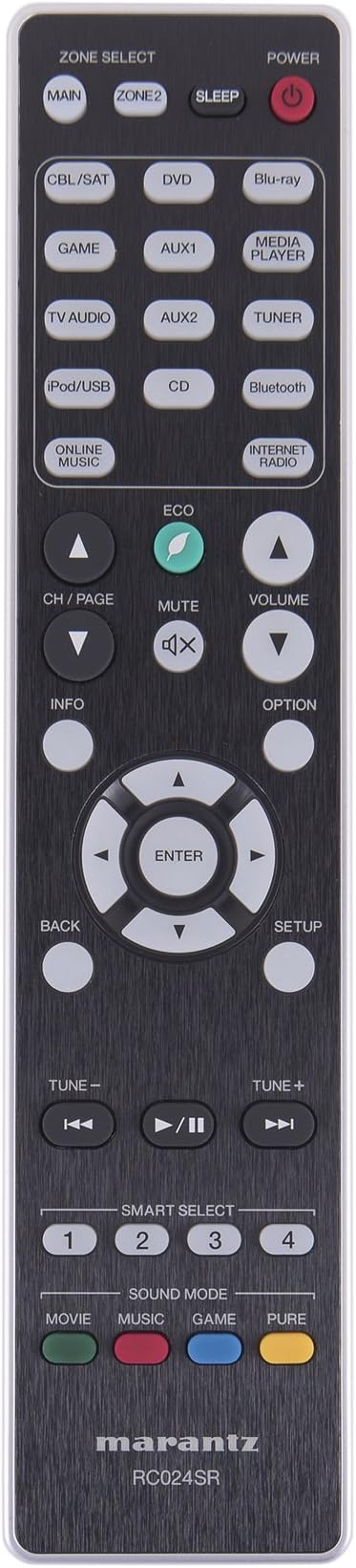 NR1605 NR1606 NR1607 SR5009 SR5010 SR5011 OEM Genuine Replacement Remote Control (RC024SR)