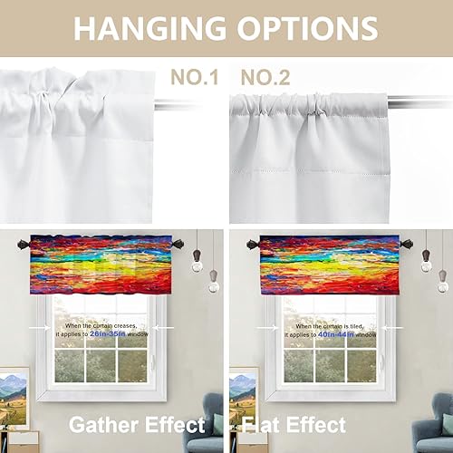 Miniatura 212 de Cenefas de cocina modernas con patrón de cobre marrón dorado para ventanas, cenefas opacas abstractas de marcas de arañazos y cortinas opacas