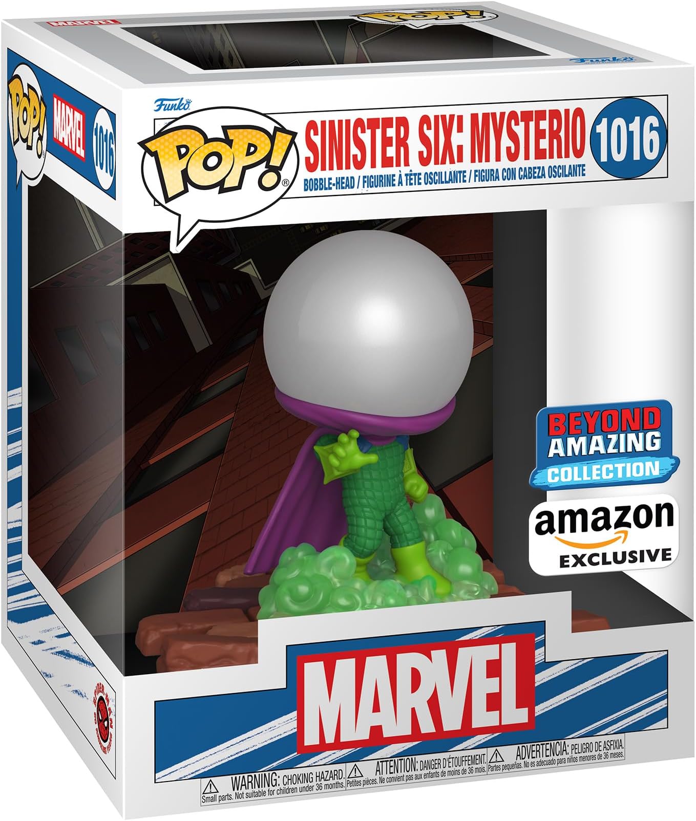 Funko Pop! Deluxe: Marvel Sinister 6- Mysterio - Marvel Comics - Amazon Exclusive - Vinyl Collectible Figure - Gift Idea - Official Merchandise - Toy for Children and Adults