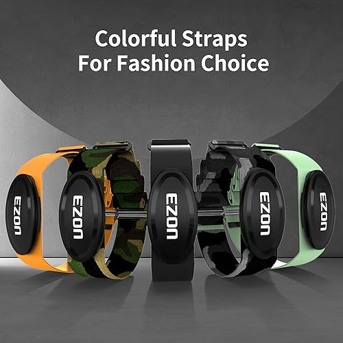 Miniatura 9 de C009Pro Heart Rate Monitor Chest Strap with BLE 5.1& ANT+,HR Monitor Chest Sensor,Up to 400H Battery Life,Sitable for Running Cycling Gym,Compatible