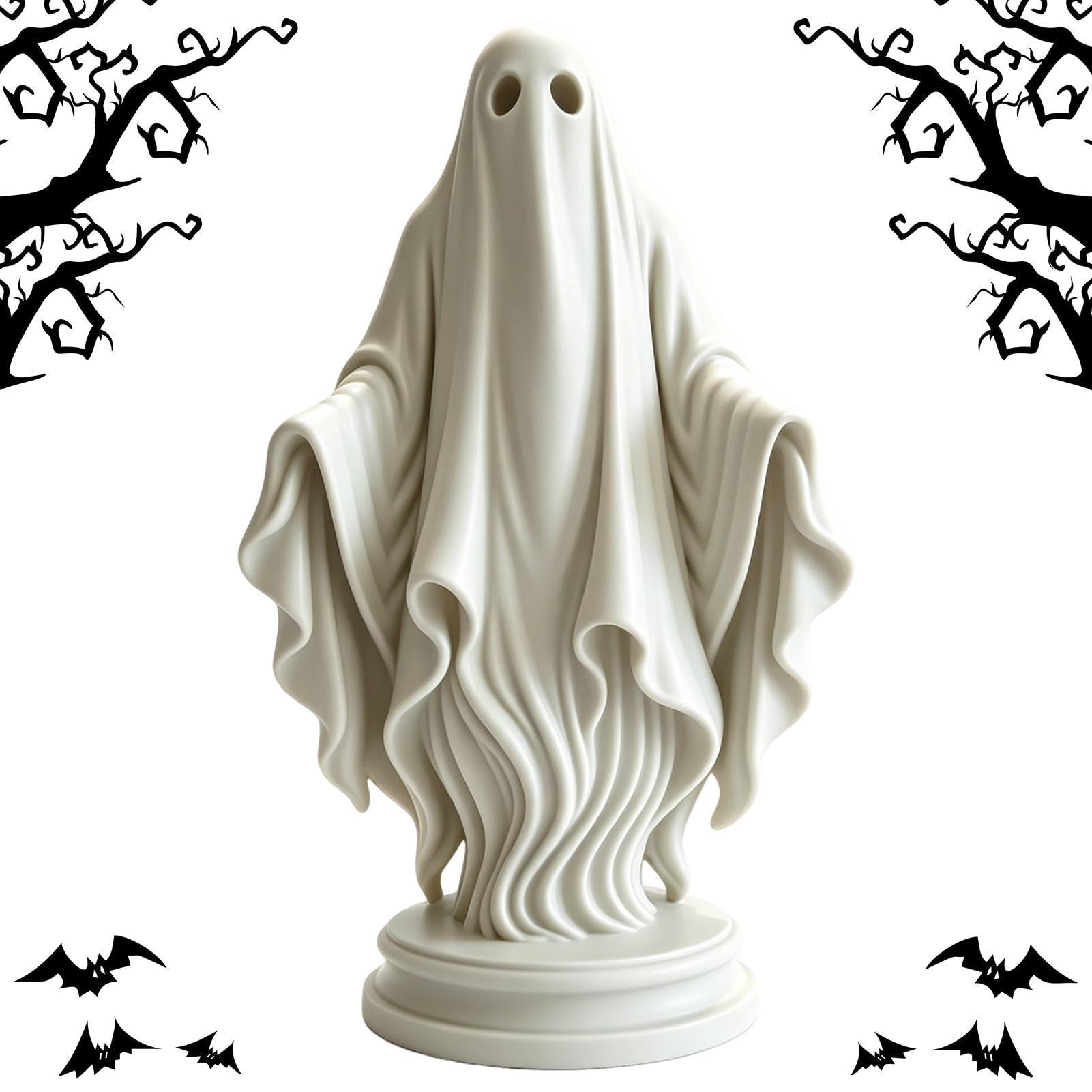 Décoration gothique d'Halloween : mini fantôme en résine pour dortoir et maison