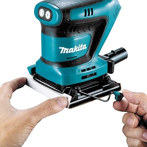 Miniatura 4 de Makita XOB02Z 18V LXT® Lijadora de acabado de hoja inalámbrica de iones de litio de 1/4, solo herramienta
