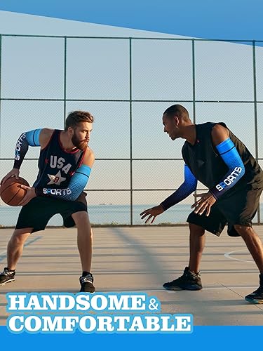 Miniatura 7 de 6 pares de mangas de protección solar UV para brazos, manga deportiva de enfriamiento antideslizante, calentadores de brazos de seda de hielo para