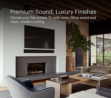 Definitive Technology Mythos 3C-75 Ultra-Slim, on-Wall, high-Performance, Adjustable-Width, Three-Channel Passive Sound bar for 75-Class TVs
