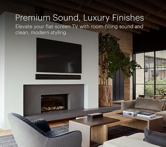 Definitive Technology Mythos 3C-75 Ultra-Slim, on-Wall, high-Performance, Adjustable-Width, Three-Channel Passive Sound bar for 75-Class TVs