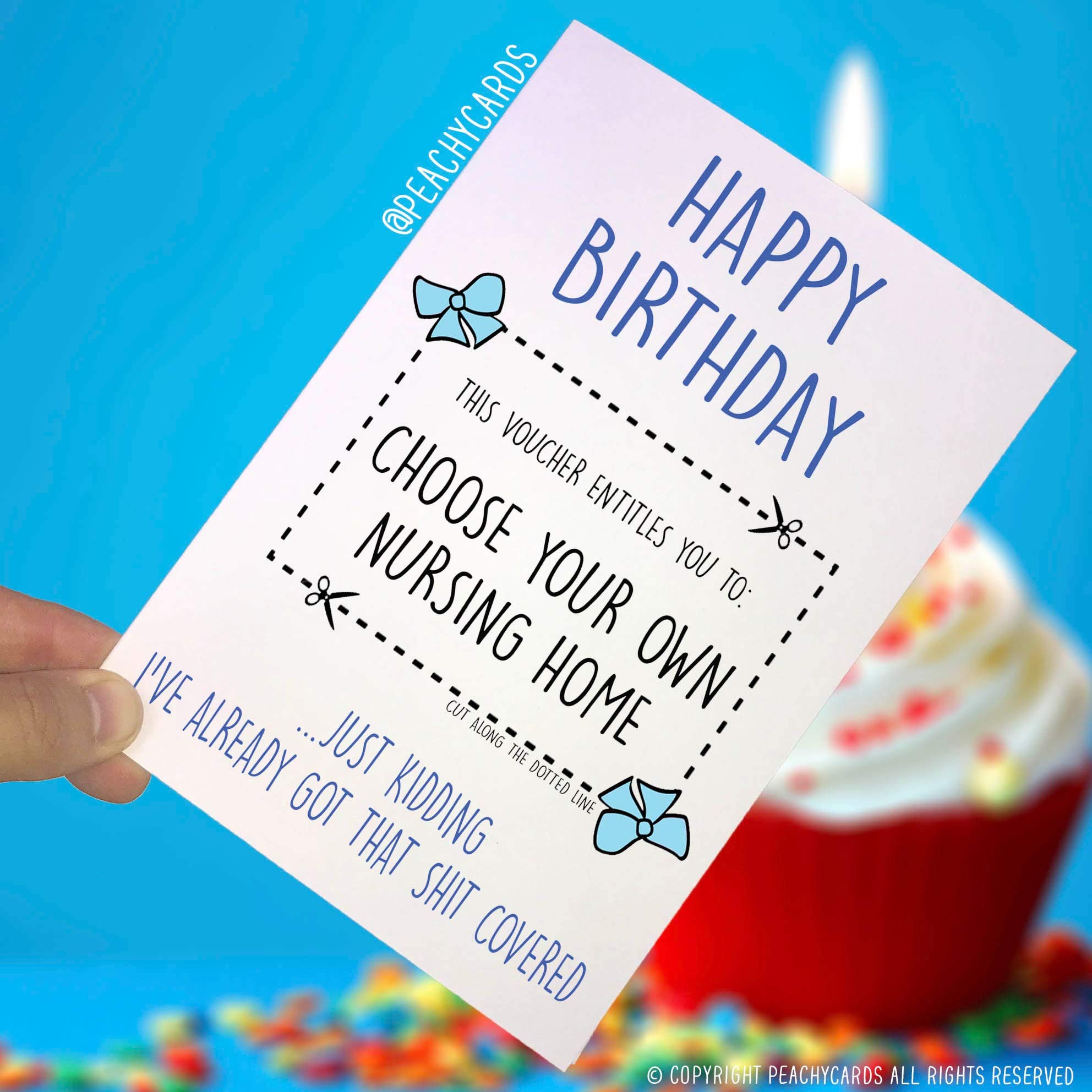 Carte D'anniversaire Amusante Pour Homme, Père, Mari, Petit