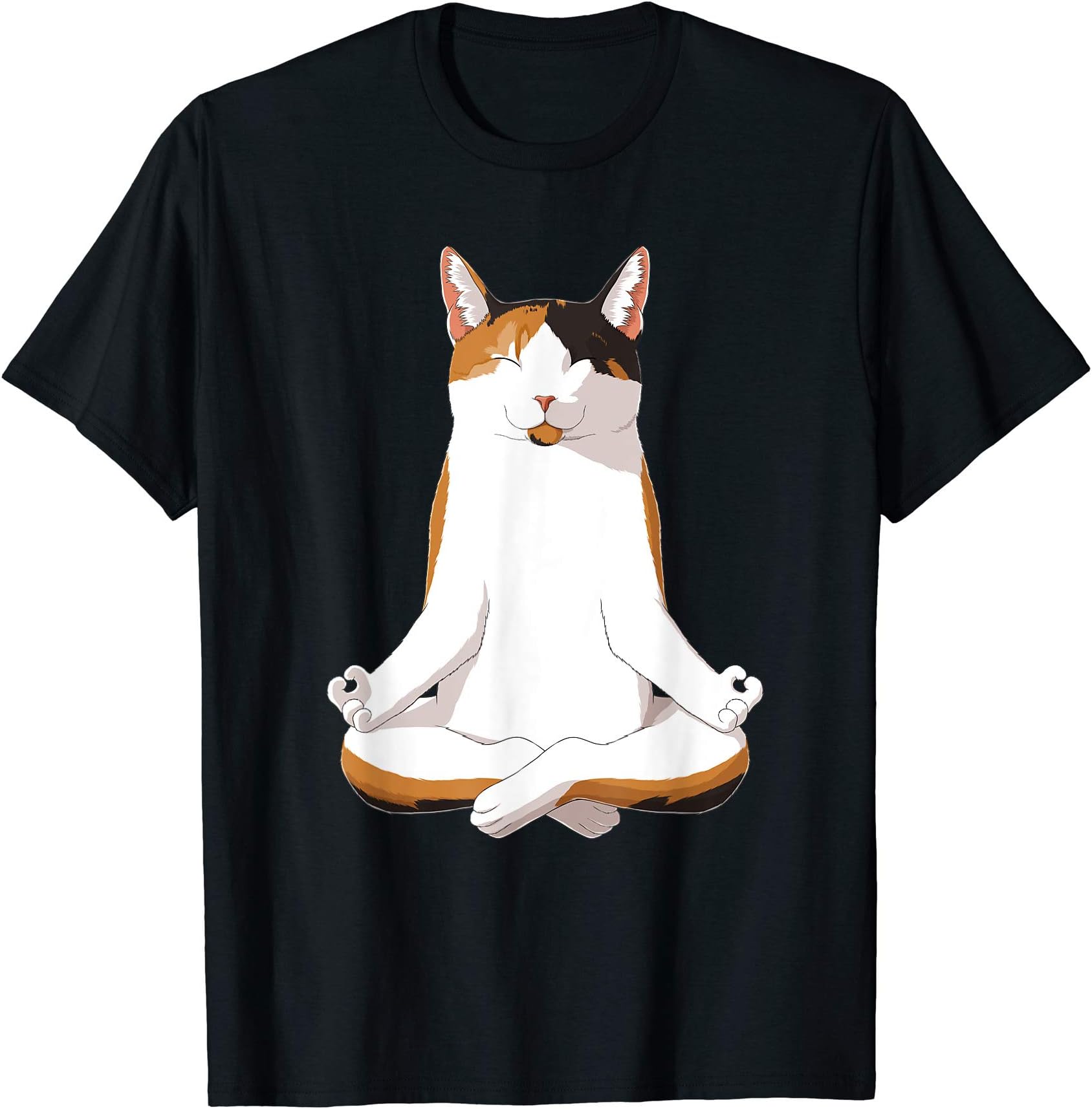 Calico Cat GiftsYoga Calico Cat T-Shirt