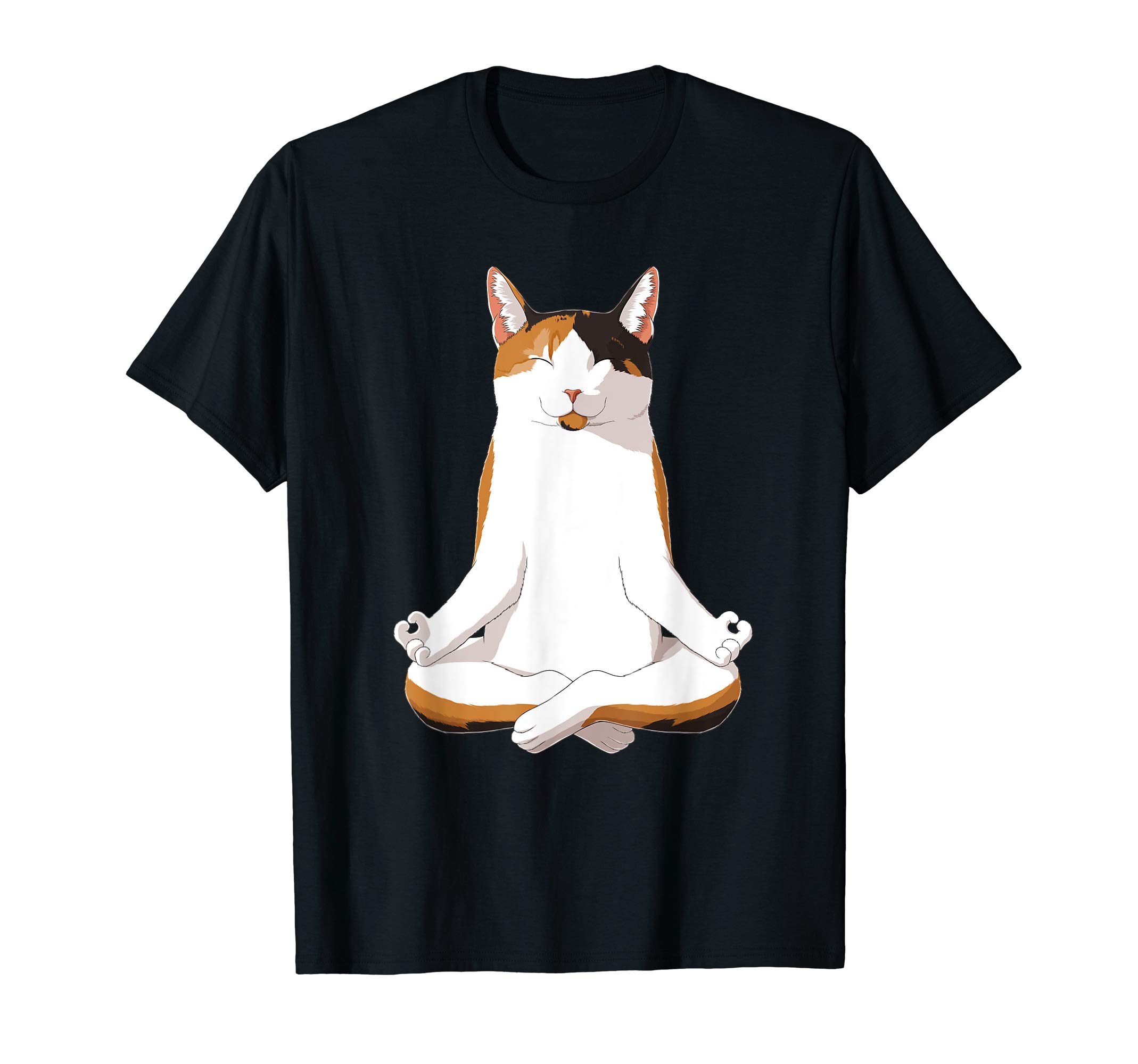 Calico Cat GiftsYoga Calico Cat T-Shirt