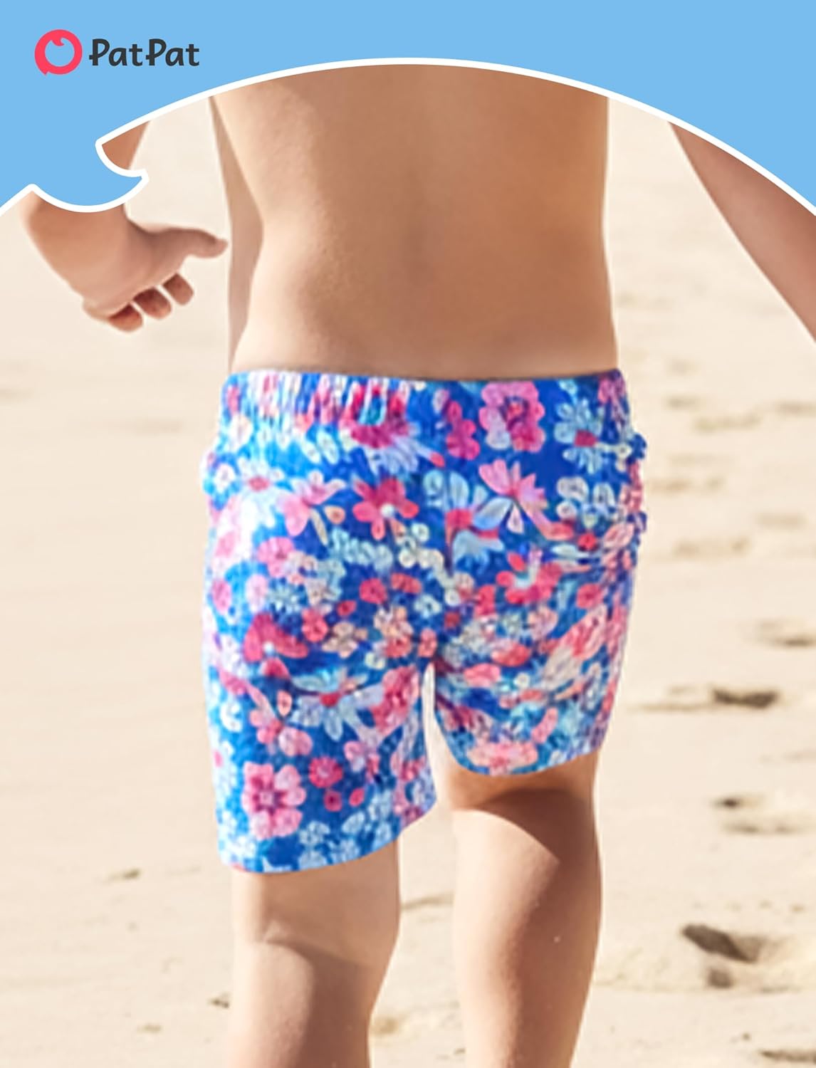 PATPAT Family Matching Swimsuits: Mommy and Me One Shoulder Colorblock Bathing Suits One Piece Swimwear Sets - Image 5