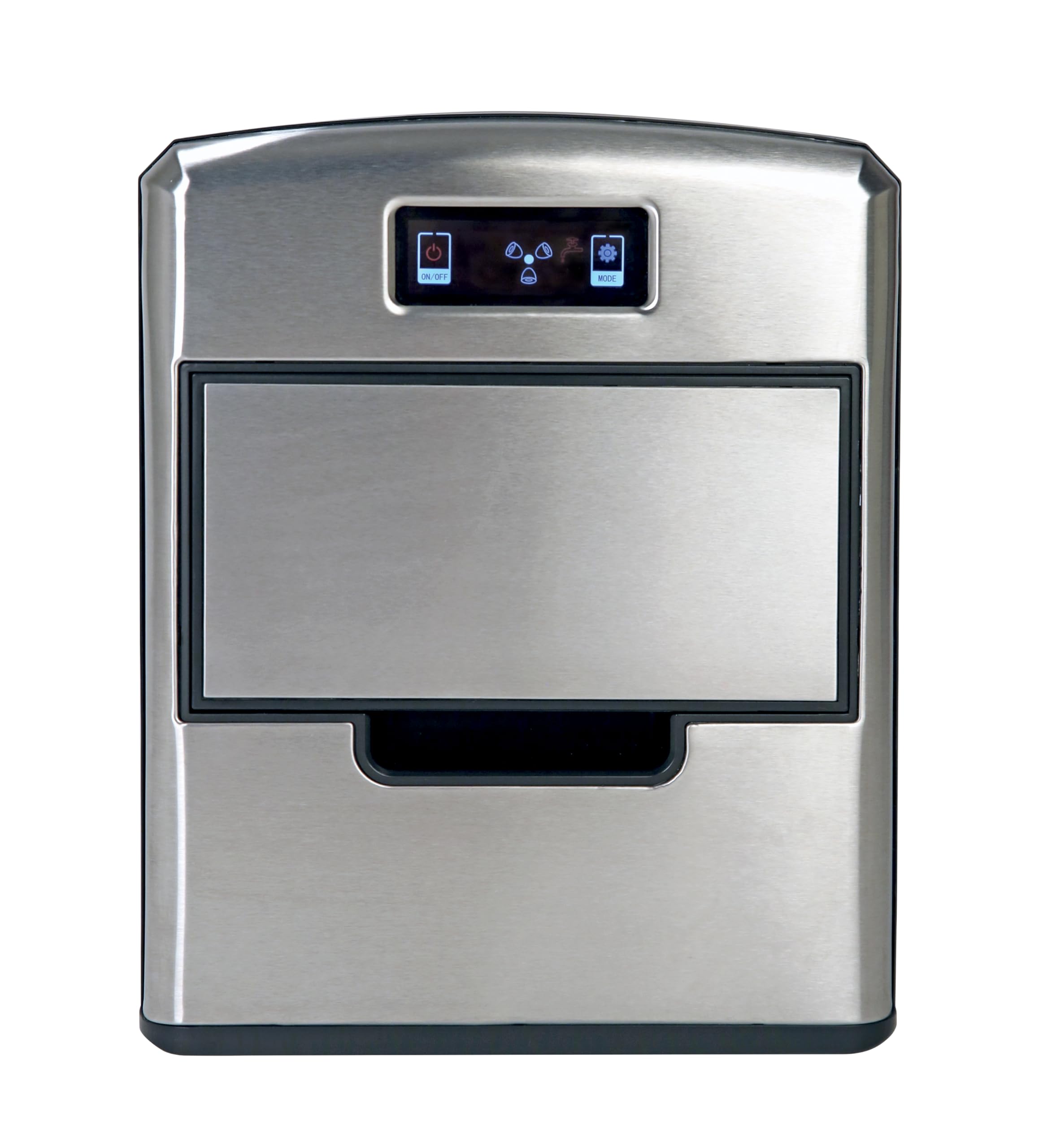 RGV Mojito Ice FG12D 150 W Portable ice cube maker 12 kg/24h Negro, Acero inoxidable - Máquina productora de hielo (150 W, 220 - 240 V, 50 Hz, 260 mm, 345 mm, 330 mm)