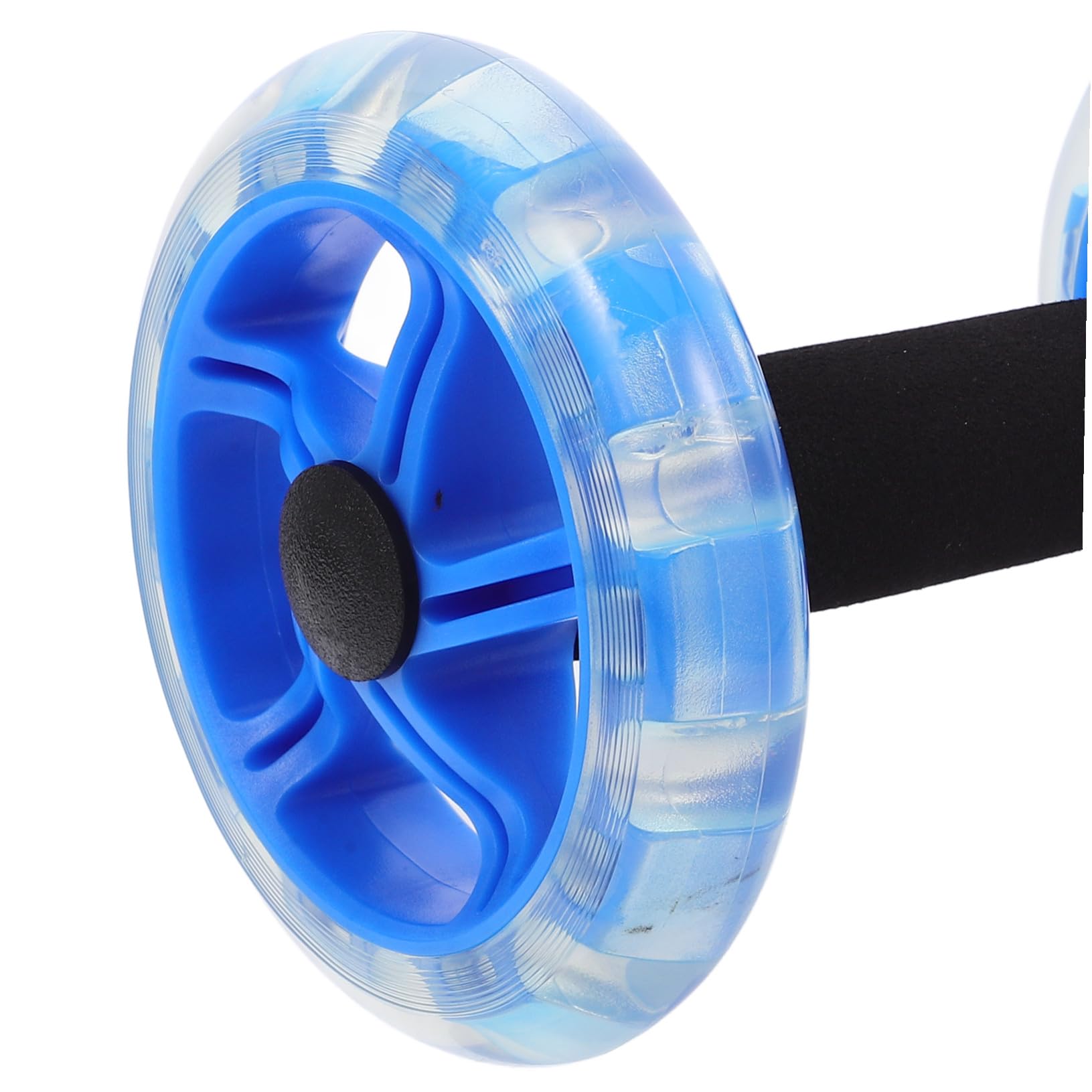 BESPORTBLE Rueda de Abdominales Doble Diseño de Ruedas para Fortalecer Músculos Abdominales y Agarres Antideslizantes, Material PP y PVC, Adecuado para Entrenamiento en Casa