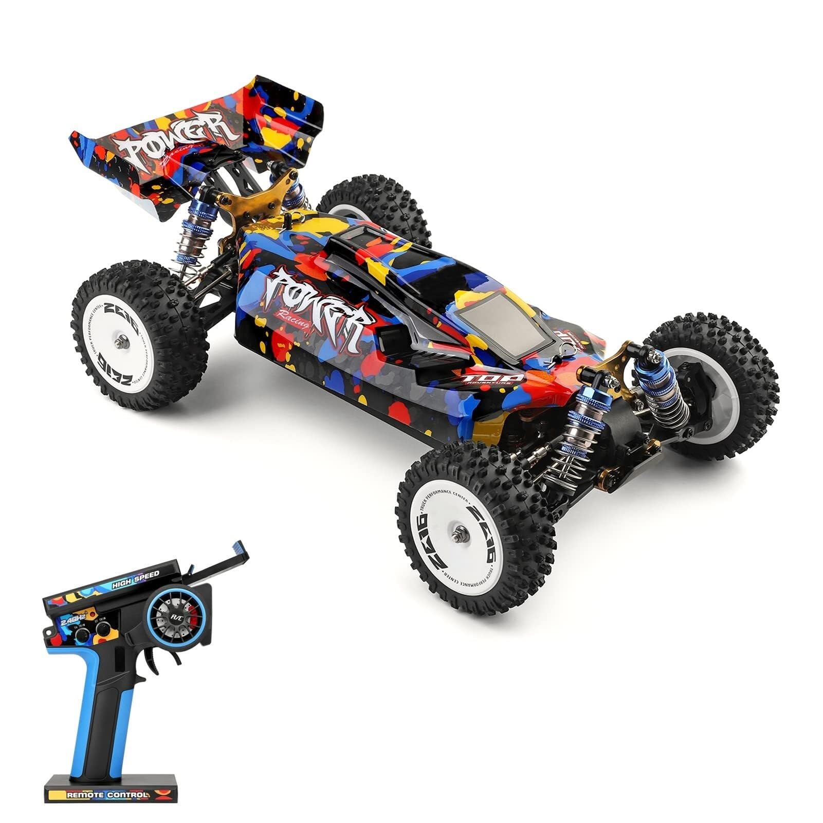 GirlBBJACK XKS 124007 Car 1/12 2.4GHz 75KM/H High Speed Off Road Trucks Brushless Motor Metal Chassis 4WD Vehicle Racing Climbing Car Gifts for Adults