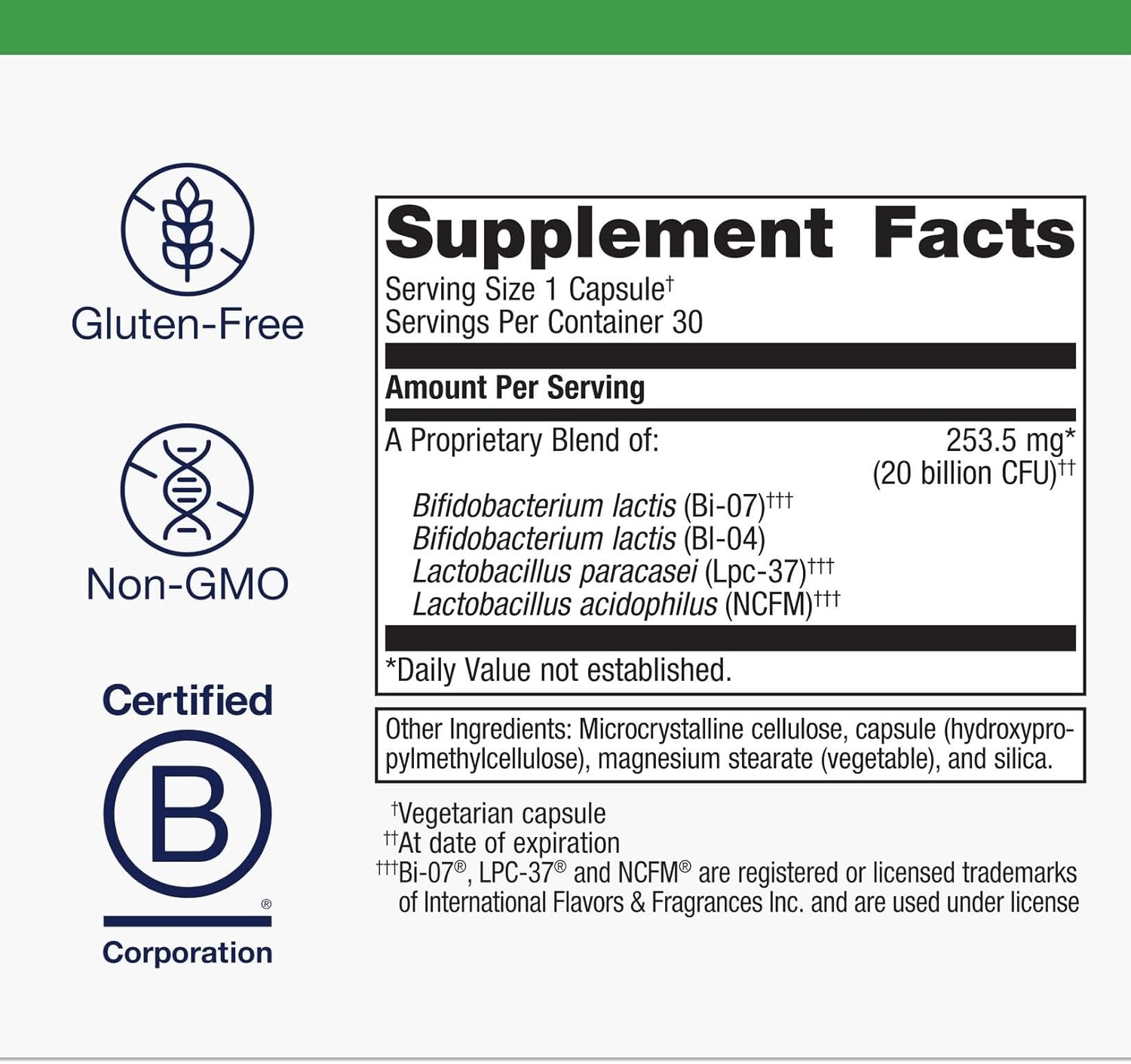 Metagenics UltraFlora Restore Probiotic - 20 Billion CFU - Relief for Occasional Loose Stools* - Supports Gut Health* with Clinically Tested Lactobacillus & Bifidobacterium Strains* - 30 Capsules - Image 4