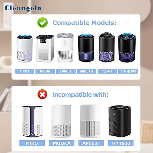 Miniatura 2 de MK01 MK06 Filtro de repuesto compatible con AROEVE MK01MK06 DH-JH01 y ToLife TZ-K1 Filtro de repuesto 4 en 1 filtro de repuesto versión estándar,