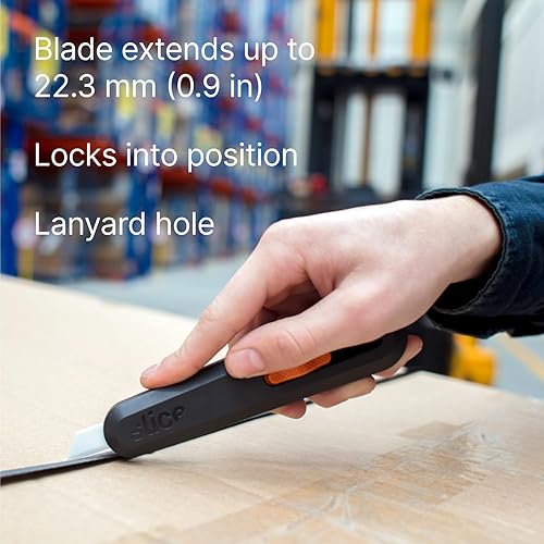 Miniatura 5 de Slice 10558 Cuchillo utilitario con tecnología retráctil inteligente y hoja para cortar cerámicos.