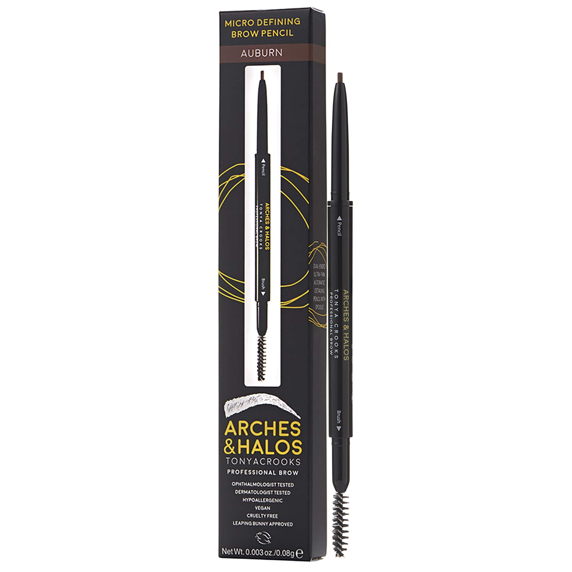 Arches & Halos Micro Defining Brow Pencil In Auburn, 0.003 Oz