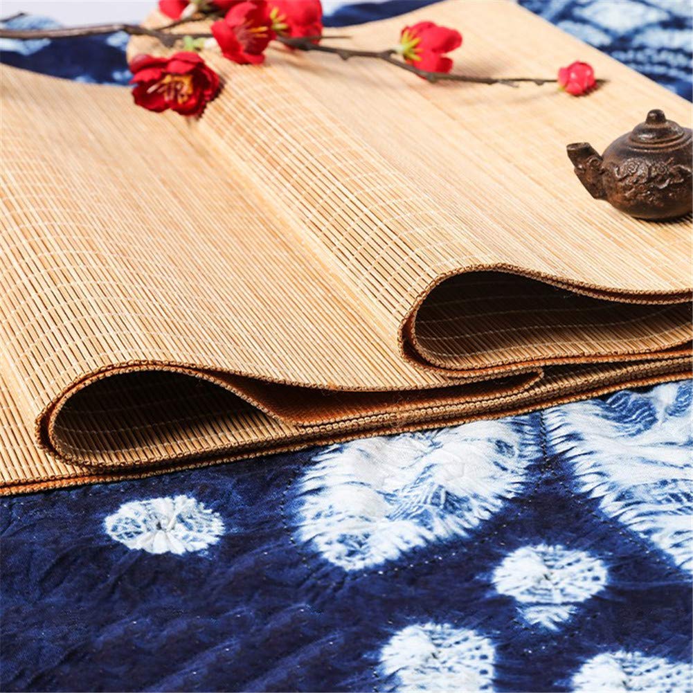 Bambus Tischläufer, Elegante Lange Tischdecke Hitzebeständig Waschbar Platzsets Für Bauernhaus/Party/Esszimmer,2,30 X 210cm(12"×82")