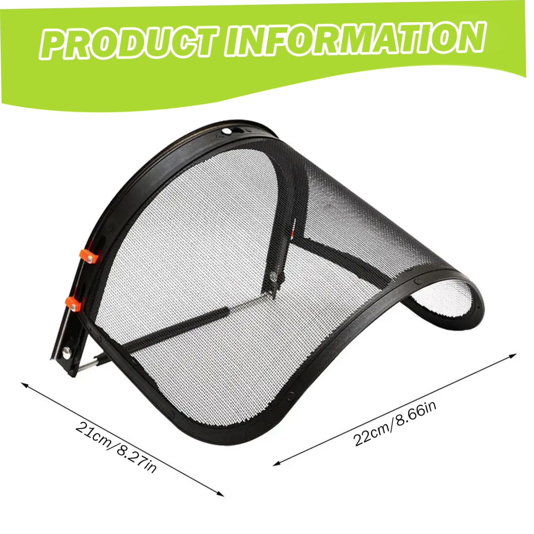 MOLLIFII Faceshield Visor, PPC, Clear, 4 in., Mfr: R330-A