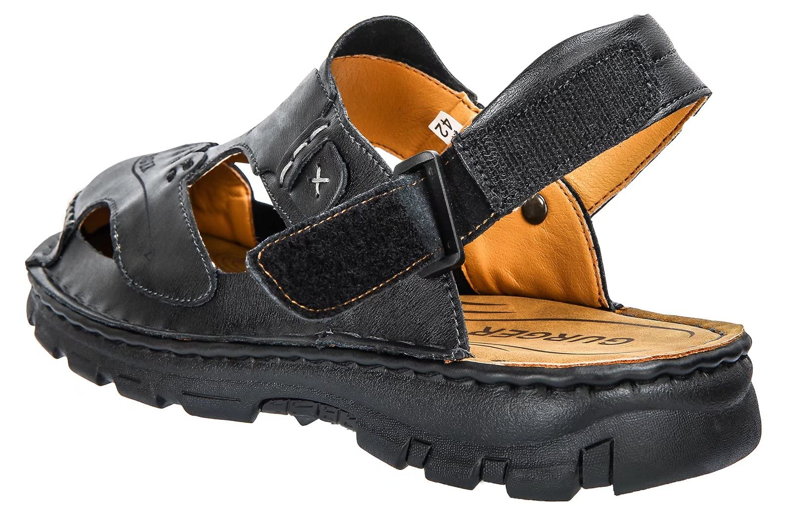 Sandalias Hombre Piel Verano, Punta Cerrada Zuecos Mules