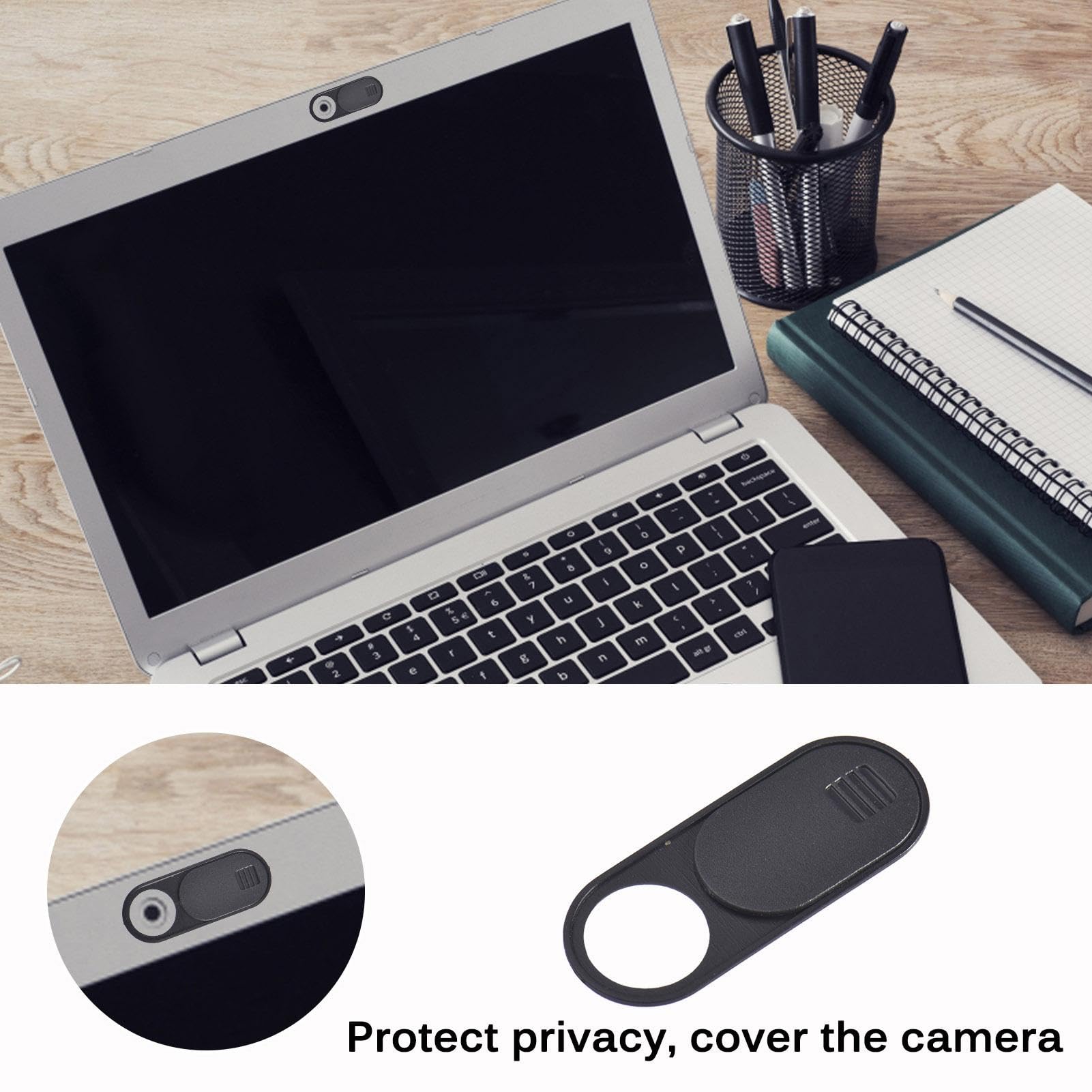 Custodia per webcam Slide Slim Privacy Cover protettiva per fotocamera per dispositivi webcam cover per tablet privacy cover per telefono compatto webcam blocco webcam blocco webcam per laptop K