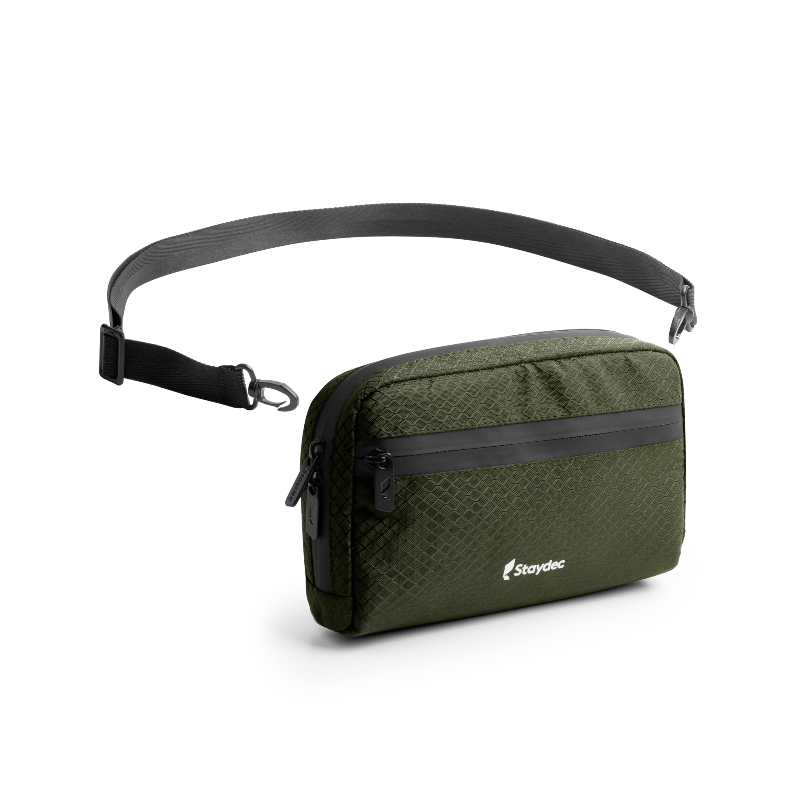 staydec AirPack Travel Sling Bag for Men and Women, Multi Purpose, Unisex, Minimal, Modern Stylish Design (Lunar Green)-picture-12