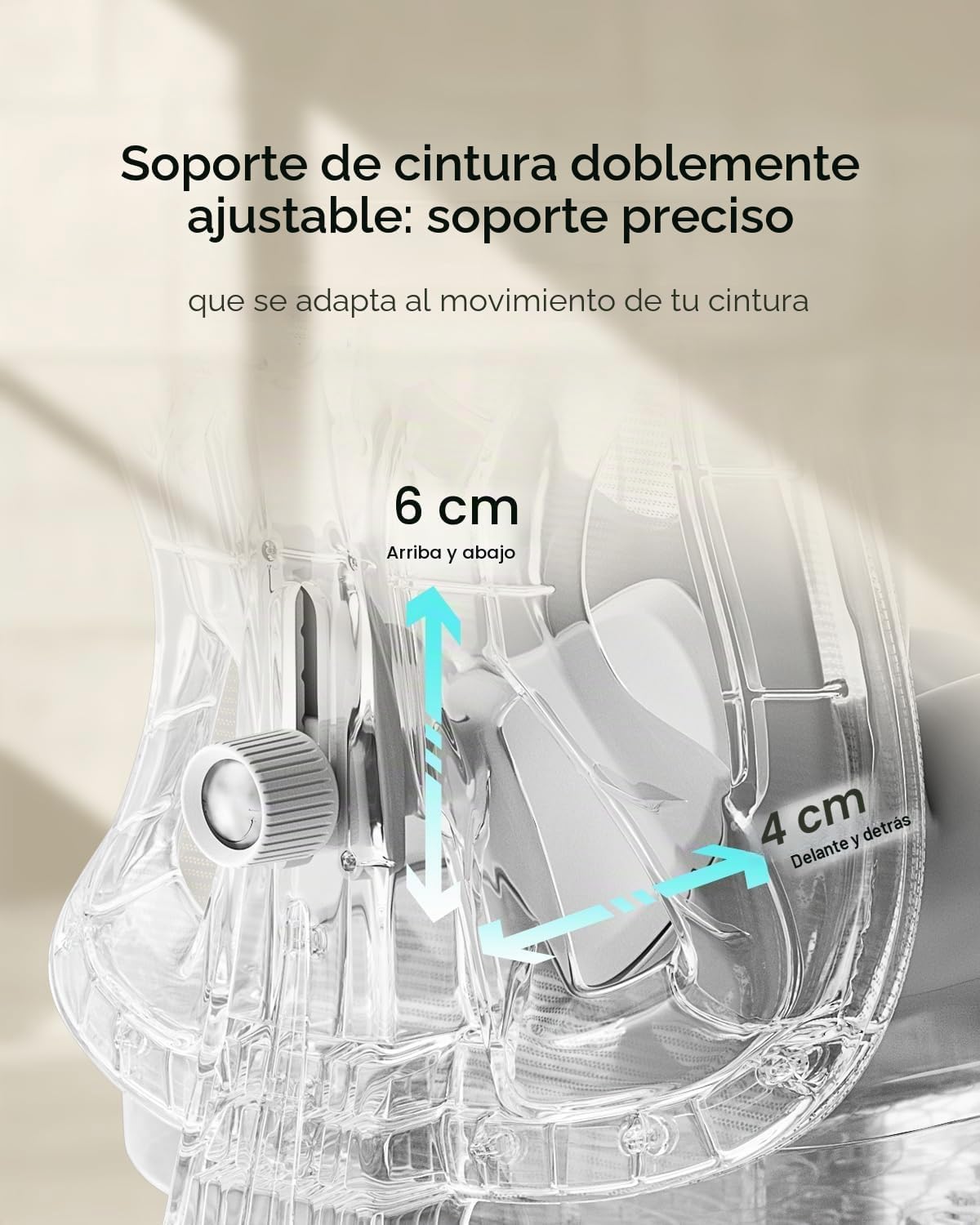 Hbada P5 Silla de Oficina ergonómica con Soporte Lumbar Ajustable, cojín elástico Transpirable, reposabrazos Ajustables y reposacabezas, Reposapiés Integrado, Negro (Aluminium, Blanco)