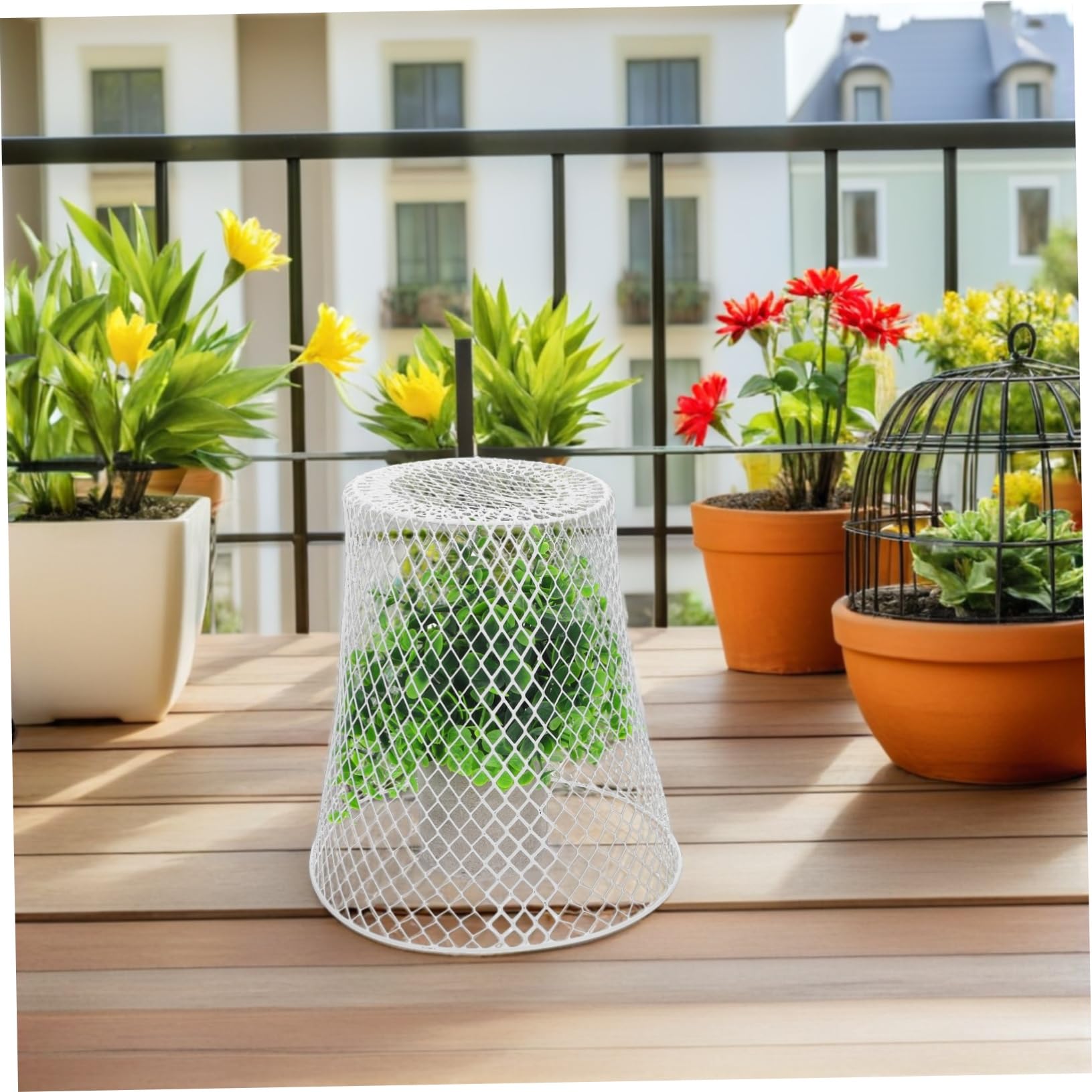 BESTonZON Cloche De Jardin Grillage Métallique Protection pour Plantes Et Semis Utilisable sur Balcon Et Jardin Extérieur