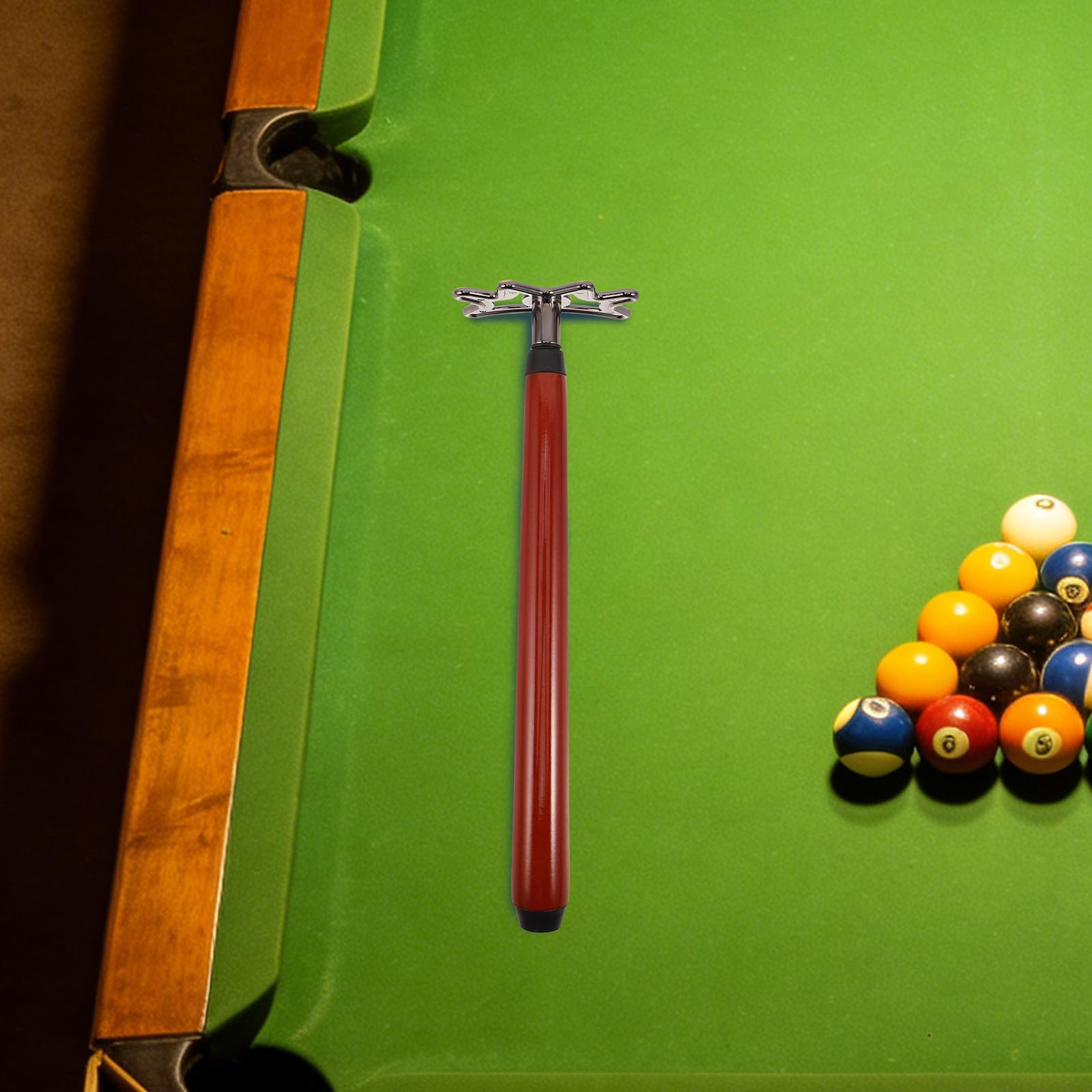 KICHOUSE Supporto per Stecca da Biliardo: da 35 cm a 136 cm, Retrattile, per appoggiare la Stecca da Biliardo o da Snooker - Accessorio per Giochi da Tavolo e competizioni di e Snooker.
